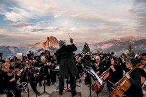 Symphony Orchestra Performing at Glacier Point in Yosemite National Park - See more at: http://slippedisc.com/2016/08/orchestra-portait-of-the-year/#sthash.XreXd9lo.dpuf