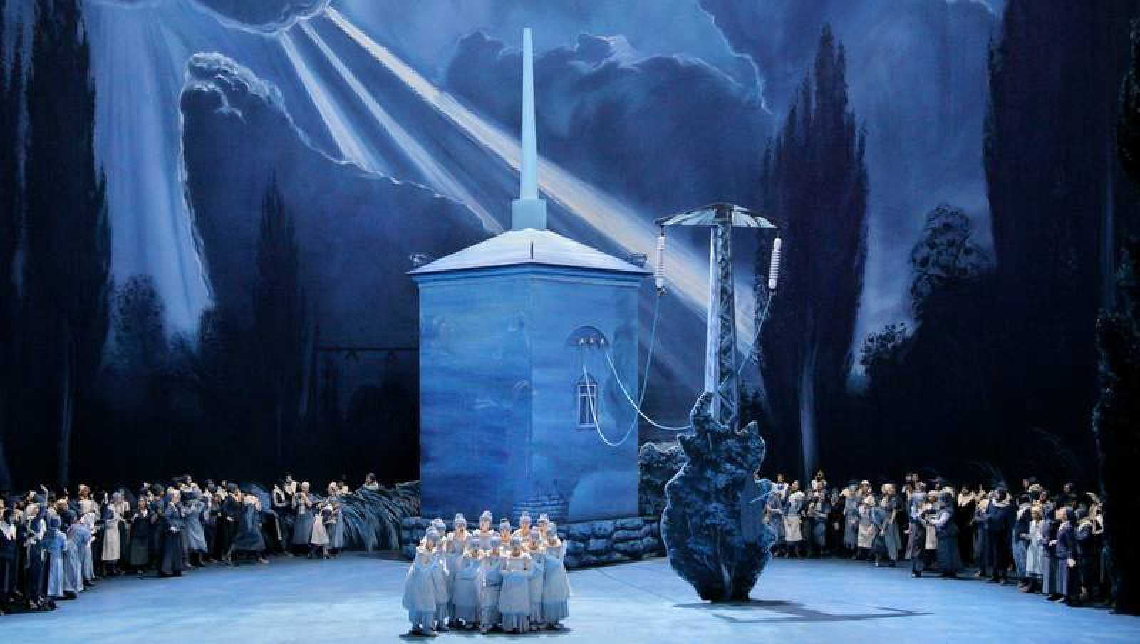 Lohengrin-sobre-El-escenario-del-Teatro-del-Festival-de-Bayreuth