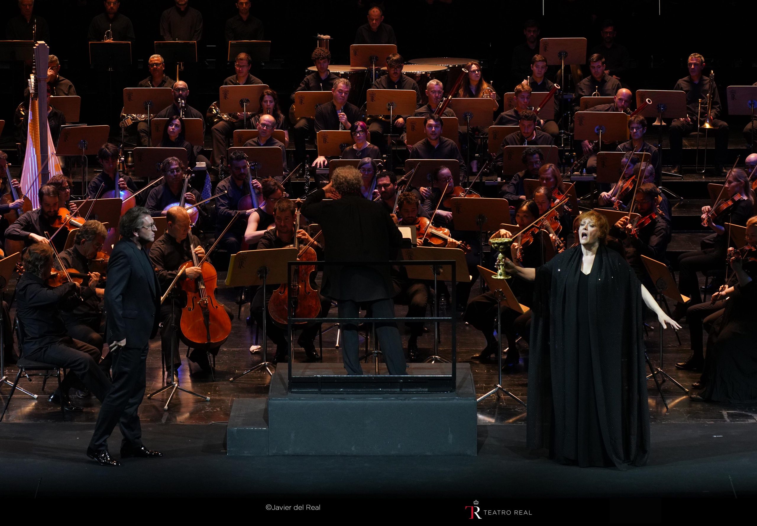 Catherine-Foster-Isolda-Andreas-Schager-Tristan-c-Javier-del-Real-Teatro-Real