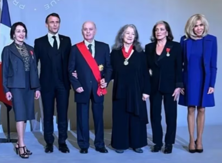 Macron, Barenboim, Argerich. Legión de Honor