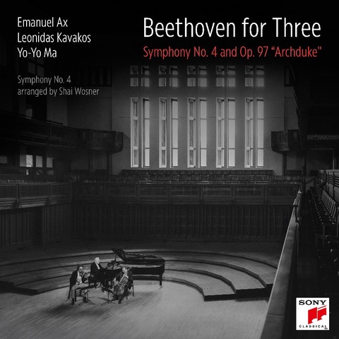 Sony Classical publica la tercera edición de ‘Beethoven for Three’, con Ax, Kavakos y Yo-Yo Ma