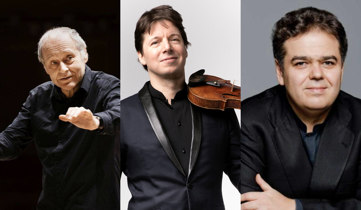 Ádám Fischer, Joshua Bell y Arcadi Volodos en la temporada de primavera del Auditorio de Zaragoza