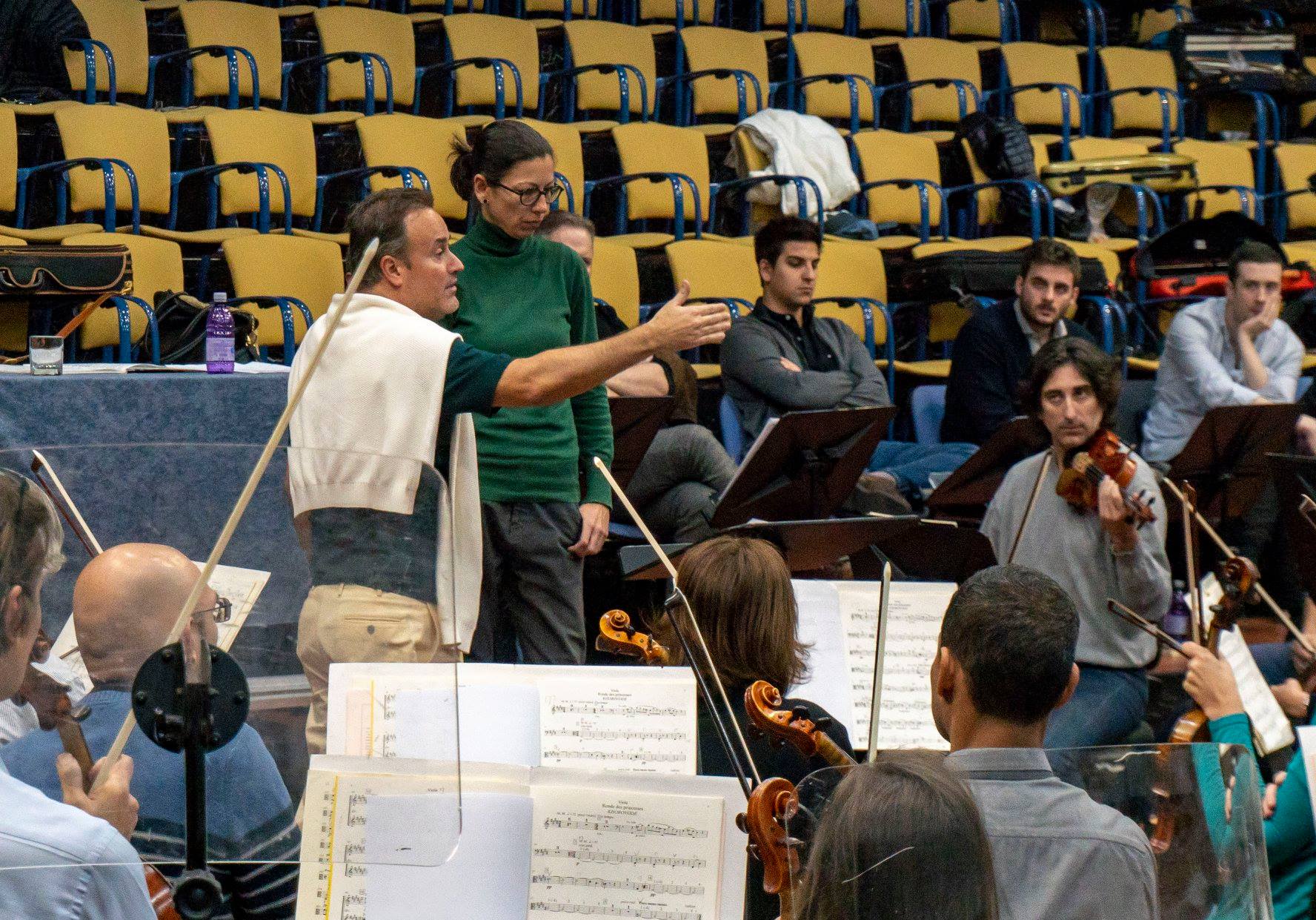 Clases magistrales de Karel Mark Chichon con la Orquesta Filarmónica de Gran Canaria