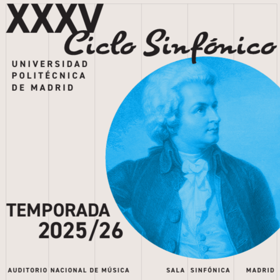 La Universidad Politécnica de Madrid (UPM) ha dado a conocer la programación de su XXXV Ciclo Sinfónico en el Auditorio Nacional. Para esta temporada, que comenzará el próximo 11 de octubre, el ciclo contará con citas en las que la lírica, las bandas sonoras, y la música española, tendrán un especial lugar.