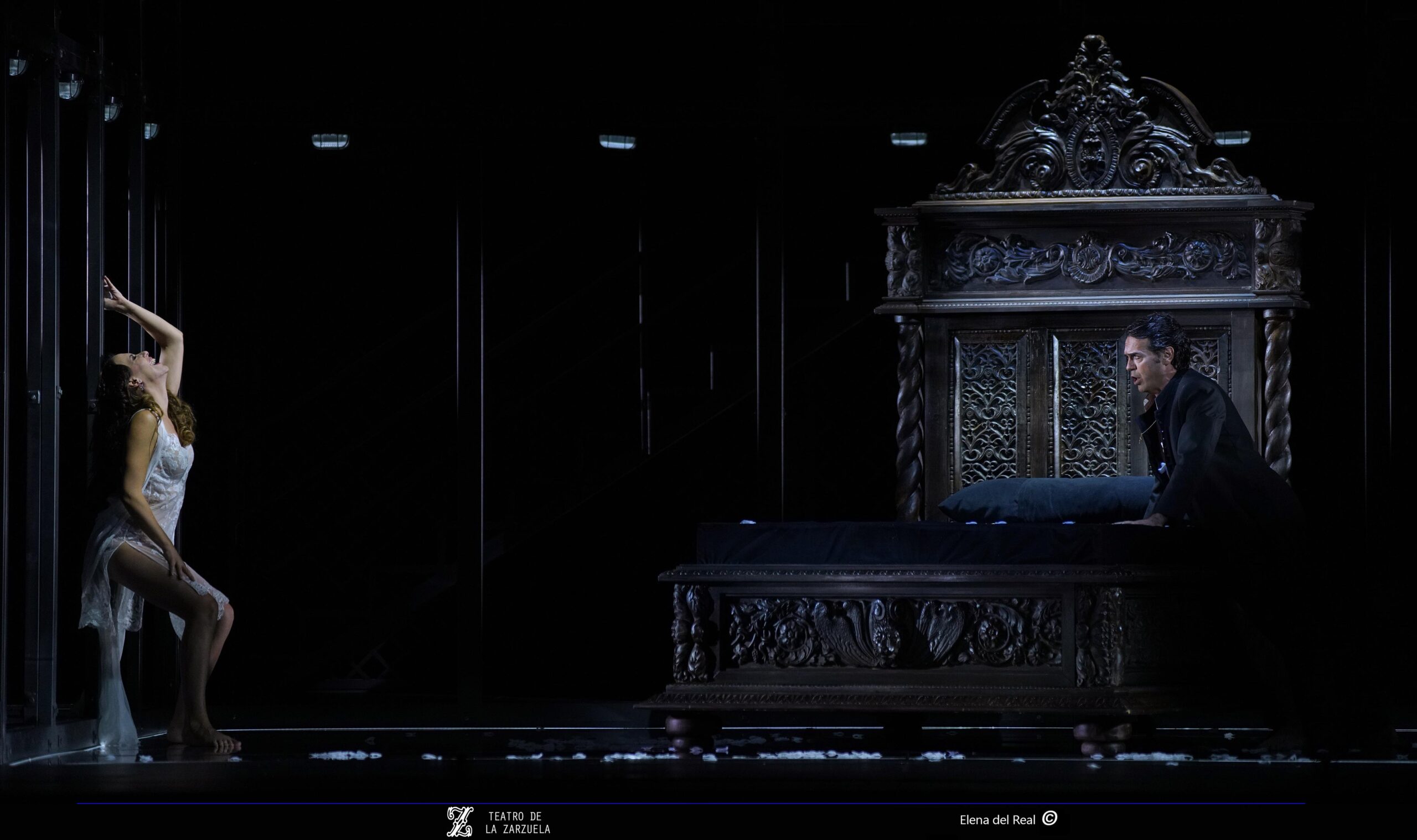 Segundo reparto de Pepita Jiménez en el Teatro de la Zarzuela Pepita Jiménez de Albeniz/Sorozabal. Carmen Romeu, Leonardo Caimi, Cristina Faus, Rodrigo Esteves, Ruben Amoreti, Pablo López, Josep Facó, Iago García Rojas. Orquesta de la Comunidad de Madrid. Coro del Teatro de la Zarzuela. Dirección musical: Guillermo García Calvo, Dirección de escena: Giancarlo del Monaco. Escenografía: Daniel Bianco. Vestuario: Jesús Ruiz. Iluminación: Albert Faurá. Teatro de la Zarzuela. Madrid, 1 de octubre de 2025.