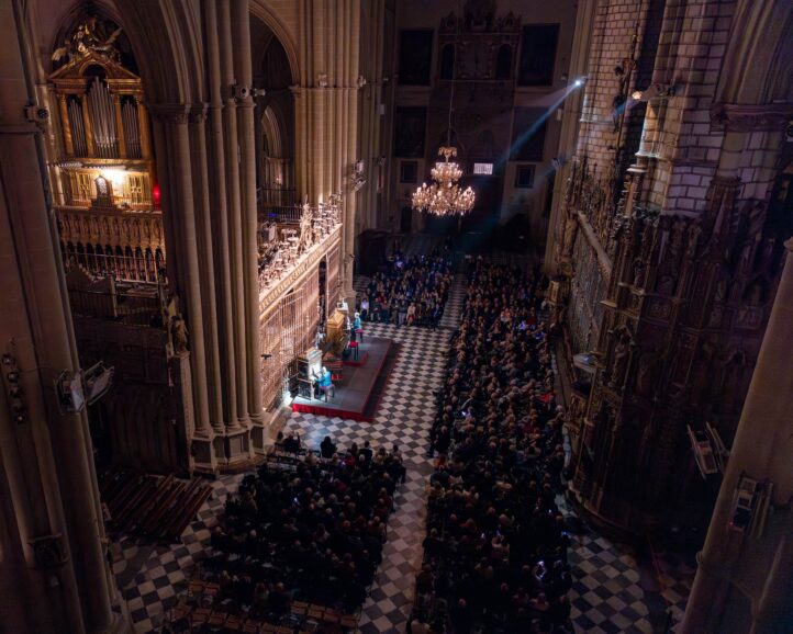 Este sábado 8 de noviembre a las 20 h tendrá lugar en la Catedral de Toledo el primer concierto de la XII edición del Festival de Música El Greco en Toledo, cuyo programa se centra en exclusiva en las Batallas de Órganos, emblema del Festival y uno de los eventos culturales más relevantes de la ciudad.