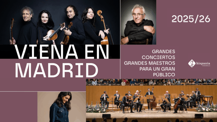 La quinta edición del ciclo Viena en Madrid regresa al Auditorio Nacional de Música con una propuesta que reafirma su vocación de excelencia y su compromiso con la difusión de la cultura europea. Entre noviembre de 2025 y mayo de 2026, el público podrá disfrutar de siete conciertos que recorren desde la espiritualidad mozartiana hasta el brillo festivo del Año Nuevo vienés, con la participación de orquestas internacionales, miembros de la Filarmónica de Viena, solistas de prestigio y conjuntos especializados en interpretación históricamente informada.