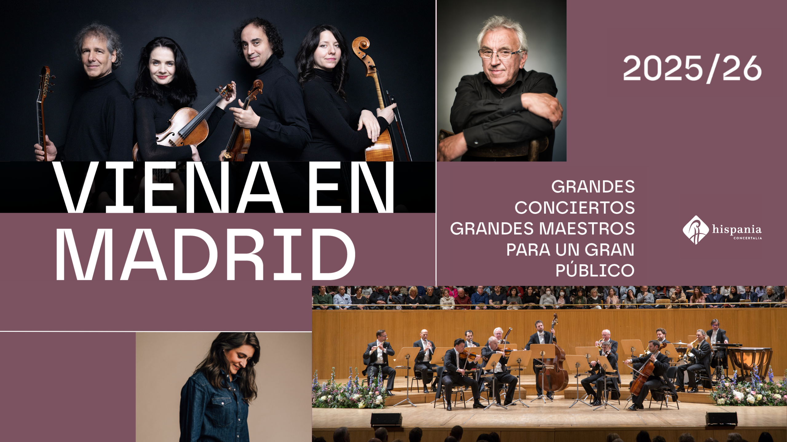 La quinta edición del ciclo Viena en Madrid regresa al Auditorio Nacional de Música con una propuesta que reafirma su vocación de excelencia y su compromiso con la difusión de la cultura europea. Entre noviembre de 2025 y mayo de 2026, el público podrá disfrutar de siete conciertos que recorren desde la espiritualidad mozartiana hasta el brillo festivo del Año Nuevo vienés, con la participación de orquestas internacionales, miembros de la Filarmónica de Viena, solistas de prestigio y conjuntos especializados en interpretación históricamente informada.