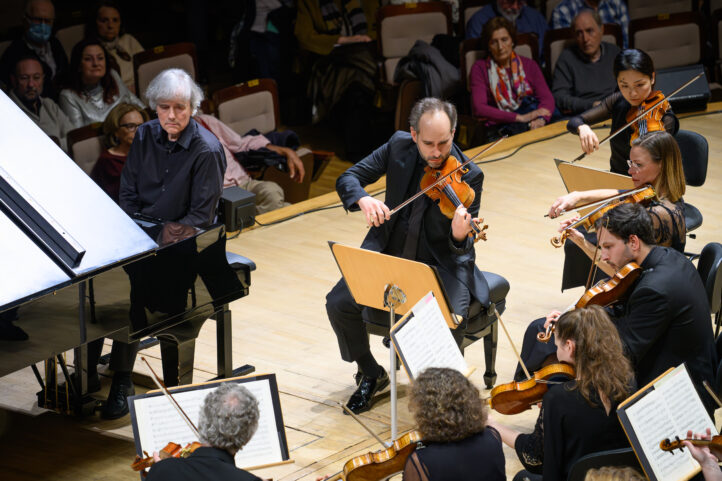 Clasicismo a la salzburguesaObras: Adagio de Barber; Obertura L'anima del filosofo, Sinfonía núm. 94, de Haydn; Concierto núm. 27, Minuetos, K 599, de Mozart. Intérpretes: G. Guzzo, concertino-director. D. Ránki, piano. Camerata Salzburg. Auditorio Nacional de Música. La Filarmónica. Madrid, 19/1/2026.