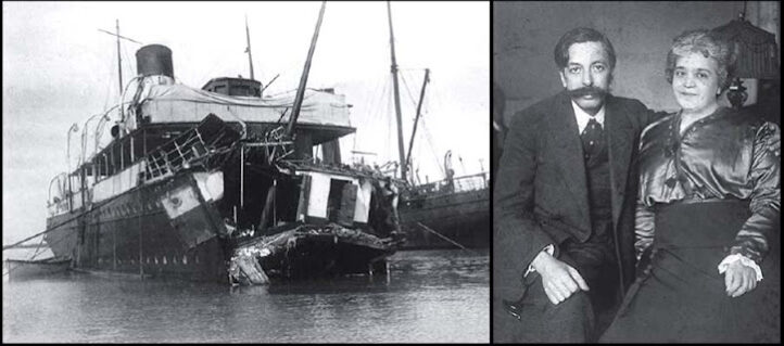 enrique granados, esposa y barco