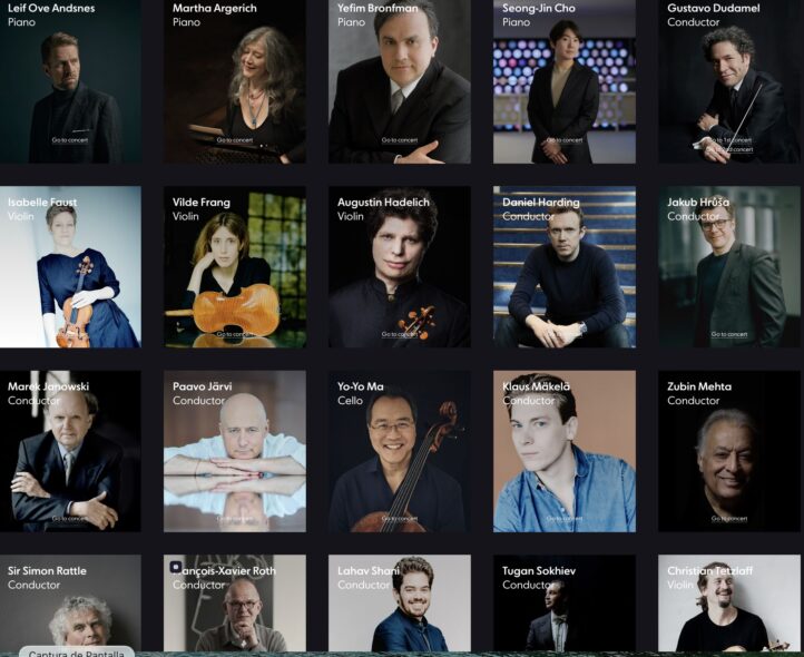 La Filarmonica de Berlin solistas temporada 2026-27