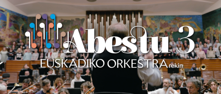 Euskadiko Orkestra lanza la tercera edición del proyecto participativo Abestu Euskadiko Orkestrarekin en el que cantantes no profesionales tienen la oportunidad de cantar con la formación vasca en tres grandes escenarios: Euskalduna, Kursaal y Baluarte. La inscripción está abierta hasta el 23 de junio y las voces seleccionadas por sorteo se anunciarán el 25 de junio. Los conciertos tendrán lugar a finales de noviembre y en los dos meses previos se realizarán 10 ensayos colectivos.