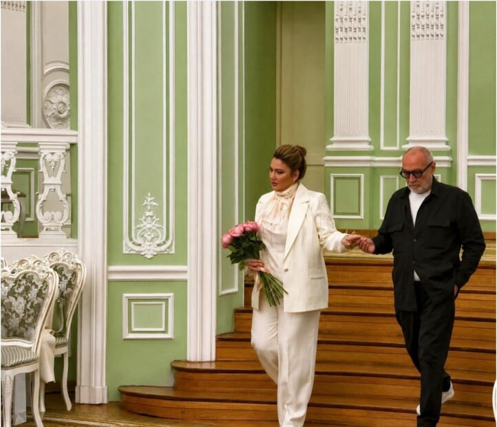 Giancarlo del Monaco con Lana en su boda