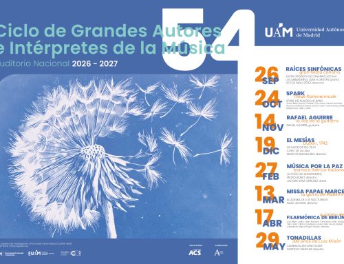 La UAM presenta el 54 Ciclo de Grandes Autores e Intérpretes de la Música: la música como anhelo, memoria y celebración